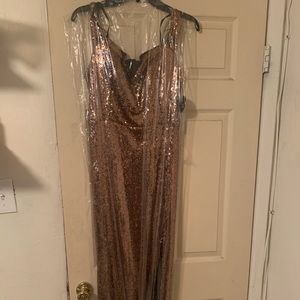 copper dress